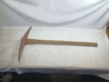 Vintage 7Lb Warwood W Handle Miners Pick Axe Steel Digging Tool  Ready For Work  picture