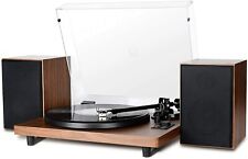 Vinyl Record Player Wireless Bluetooth Turntable HiFi System Magnetic Cartridge picture