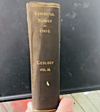 1878 GEOLOGICAL SURVEY OF OHIO Volume 3 - MAPS - Thick Hardcover picture