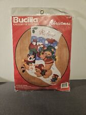 Bucilla Christmas Woodland Wishes Stocking Kit Rare NIP  picture