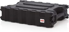 Gator Cases Pro Series Rotationally Molded 2U Rack Case with Shallow 13