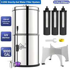 UV Gravity-fed Water Filter Countertop Water Purification System 2.25G,3-Stages picture