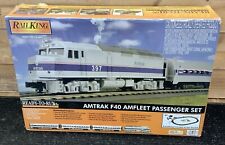 MTH Rail King Amtrak F40 Set 30-4204-1E SEALED picture
