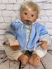 NWT Lee Middleton Afternoon Nap Blonde Hair Blue Eyes Boy (See Video) picture