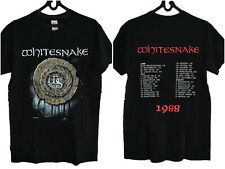 Vintage 80s Whitesnake Rock Concert Tour T-Shirt Double Sides For Fans picture