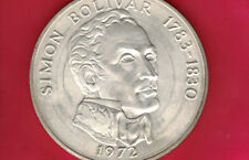 1972 Panama 20 Balboas, Matte Finish, Sterling .925, 3.85 Troy Oz Pure Silver picture