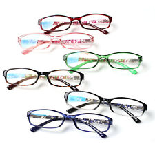 6 Pack Ladies Blue Light Reading Glasses Fashion Spring Hinge Readers Women picture
