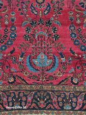 EXCEPTIONAL ANTIQUE HANDMADE GENUINE MIDDLE EATERN MOHAJIRAN RUG picture