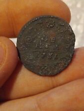 SASA 1731 Denga OLD RUSSIAN IMPERIAL Queen Anna Coinage picture