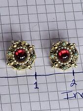 Vintage Pair Of Art Stamped Earrings picture