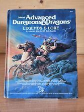 Advanced Dungeons & Dragons Legends & Lore by Gary Gyrax I TSR 7th Printing 1988 picture