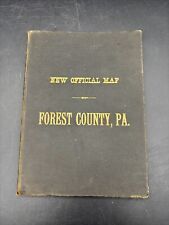 Extremely Rare 1895 Forest County, PA. Map, John L. Mattox RARE PENNSYLVANIA MAP picture