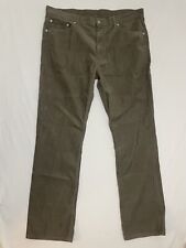 Vintage Levi’s 752 Corduroy Trousers Mens 42x34 | Washed Olive Green EUC picture