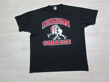 Vintage Monmouth College Wrestling T Shirt (XL) 1980's Russell Athletic USA picture