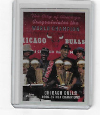 Chicago Bulls 1997-98 Topps Chrome NBA Champions Refractor picture
