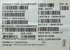Intel AXX1600TCRPS 1600W AC Common Redundant Power Supply NEW OPEN BOX picture