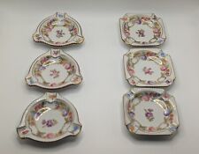 6 Vintage Schumann Bavaria Floral Porcelain 3