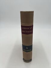 Antique American Decisions Law Book Volume V 1910 Extra Annotated picture