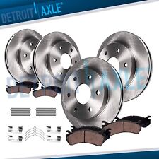 4WD Front and Rear Disc Rotors + Brakes Pads for 2004-2008 Ford F-150 Mark LT picture