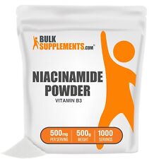 BulkSupplements Niacinamide (Vitamin B3) Powder 500g - 500 mg Per Serving picture