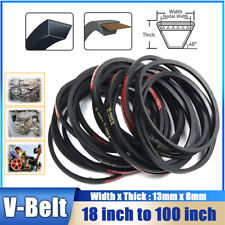 A-18 to A-100 inch V-Belt Industry Drive Belts Vbelt Replacement Belt 13mm x 8mm picture