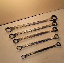 Vintage Craftsman 5pc SAE Offset Box End Wrench Set =V= Made in USA picture