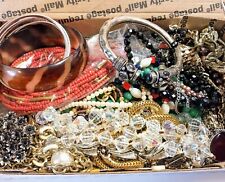 Lot Vintage Mixed Jewelry to Wear Repurpose Repair Craft Glass Crystal Beads   picture