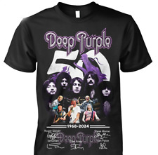 Deep Purple 1968-2024 Anniversary T-Shirt Signature Unisex S-5Xl picture