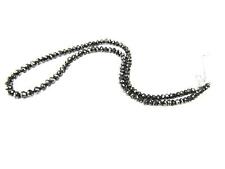 AAA 3mm inches Certified BLACK DIAMOND NECKLACE 18