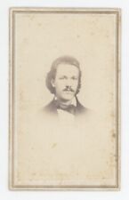 Antique RARE CDV Circa 1860s Handsome African American Man Mustache Mansfield OH picture