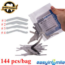 EASYINSMILE 144Pcs Dental Tofflemire Stainless Steel Matrix Bands .0015＂4 Types picture