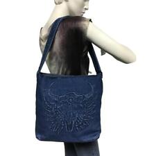Raviani New Indian Embossed Western Denim Tote Bag picture