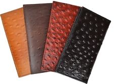 Marshal Genuine Leather New Checkbook Covers Case Wallet #156OS picture