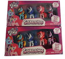 NEW LOT 2 SETS My Little Pony Squeezelings Characters Total Of 8 Horses / Ponies picture