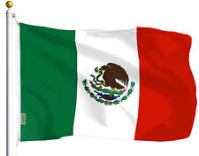 New 3’x5’ Polyester MEXICO FLAG Mexican Country Outdoor Banner Grommets picture