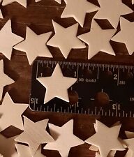 500 ~ 1 inch Wood Star Cutout Pieces for DIY Crafts & American Flag Wooden Stars picture