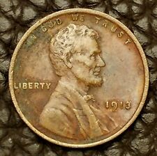 1913-P Lincoln Cent ~ VERY FINE (VF) Condition ~ COMBINED SHIPPING picture
