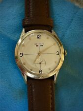 VINTAGE BENRUS MODEL BB14 MECHANICAL SELF-WINDING WATCH With Case RUNS picture