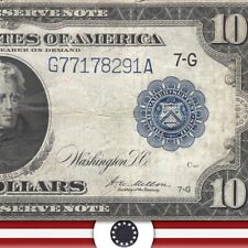 1914 $10 CHICAGO FRN TYPE B Federal Reserve Note  Fr 931b 78291 picture