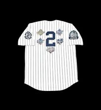 Derek Jeter New York Yankees Jersey 5 World Series Patches Stitched NEW 🎁 picture