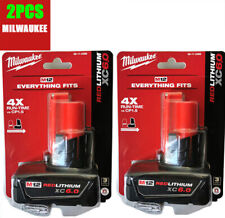 2 Pcs Milwaukee M12 REDLITHIUM 12V 6.0 Ah Lithium-Ion Battery  News picture