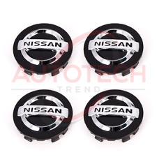 Set of 4 Black Nissan Wheel Center Cap 54mm for Altima Maxima Murano 40343 AU51A picture