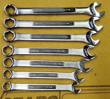 Vintage Craftsman Metric Wrench Set 7 Piece Lot picture