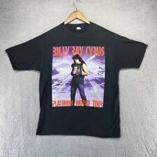 Vintage Billy Ray Cyrus Shirt Men's XL Black Graphic Platinum World Tour 90s picture