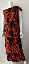 Vintage Yves Saint Laurent Couture Silk Foulard Evening Gown One Shoulder 1964 picture