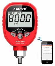 Elitech PGW-800 Wireless Digital Pressure Gauge 800psi Refrigeration HVAC Record picture
