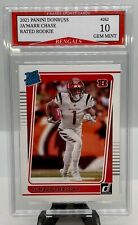 2021 Panini Donruss Ja’Marr Chase Rated Rookie #262 Bengals RC Gem Mint 10 picture