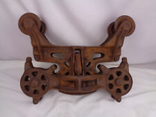 Antique Boomer Cast Iron Hay Trolley Barn Pulley  Pat'd. Dec 1900 picture