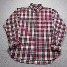 Vintage Pendleton Shirt Mens L Red Plaid Button Up Wool Made In USA Board picture