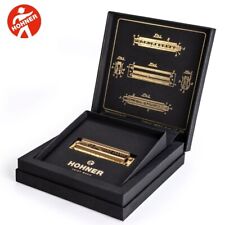 Hohner 125th Anniversary Marine Band Gold Key of C Diatonic Harmonica Limited Ed picture